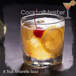 A True Amaretto Sour cocktail